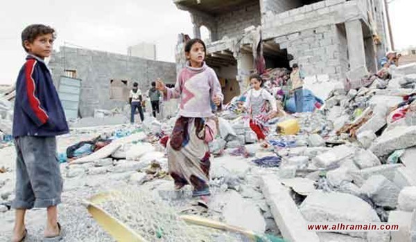 استشهاد عشرة اطفال يمنيين في غارة للعدوان السعودي على مدرسة